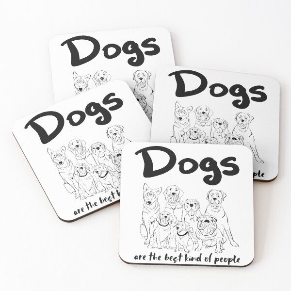 Item preview, Dogs are the best kind of people designed and sold by Sandra Parlow.