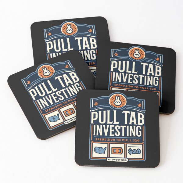 Item preview, Pull Tab Investing Spend $100 To Pull $20 Midwest USA designed and sold by Dressed For  Duty.
