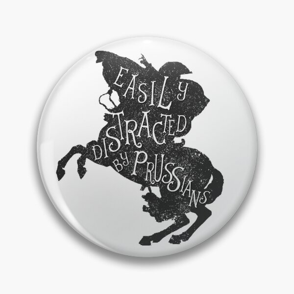 Item preview, Napoleon Bonaparte Tshirt - Easily Distracted by Prussians! Grey Version designed and sold by stuinflipflops.