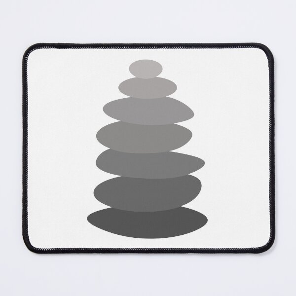Item preview, Zen Pebble Stack Illustration designed and sold by Dinahspace.