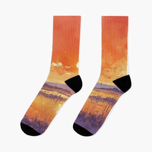 Item preview, Sunset at Lake Painting designed and sold by Christian Weiss.