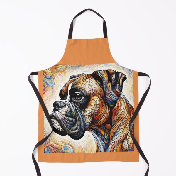 Item preview, Boxer Dog profile designed and sold by CattyCornerPOD.