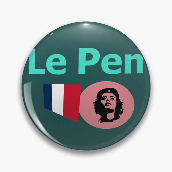 Item preview, Marine Le Pen abstract design designed and sold by lobodelnoir.