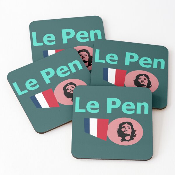 Item preview, Marine Le Pen abstract design designed and sold by lobodelnoir.