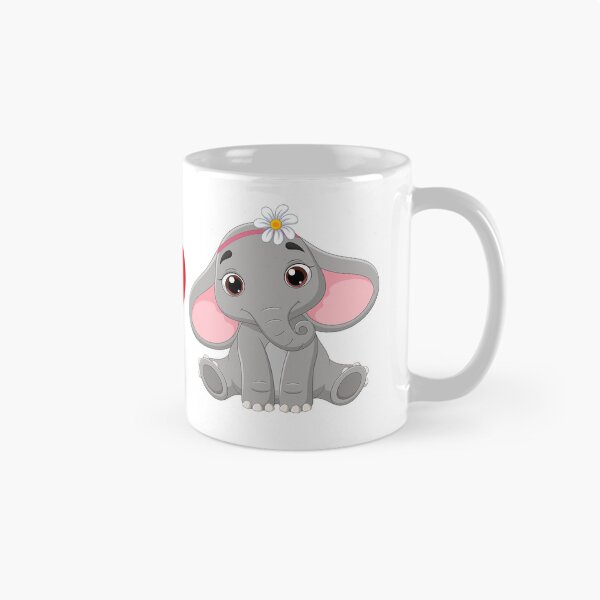 Item preview, I love elephant - with a cute elephant art designed and sold by EmeraldeaArt.
