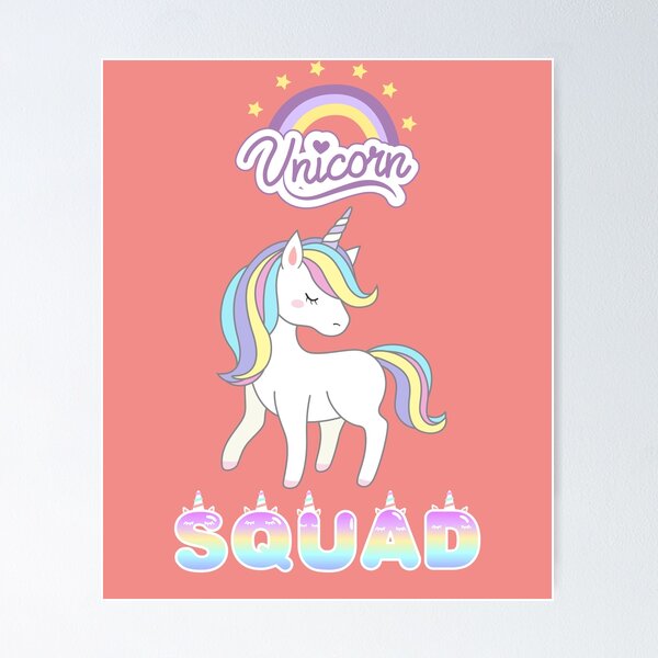 Aperçu de l'œuvre Escouade Licorne créée et vendue par belladesign7.