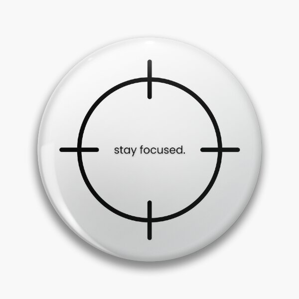 Item preview, Stay Focused Minimal Target Design designed and sold by Angie-Atelier.