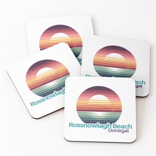 Item preview, Retro Sunset - Rossnowlagh Beach, Donegal designed and sold by TirConnaill.