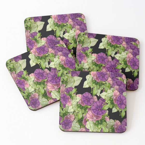 Item preview, Purple and Pink Floral pattern designed and sold by MarigoldandLily.