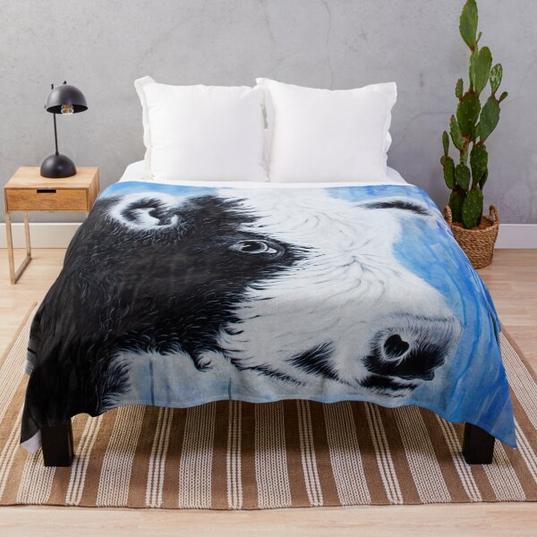 Item preview, Black and White Cow Watercolor designed and sold by MichelleFaber.