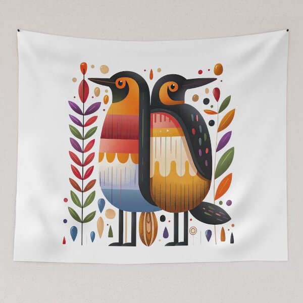 Item preview, Sticker T-shirt Design: Two Penguins designed and sold by ForeverPrintsOK.