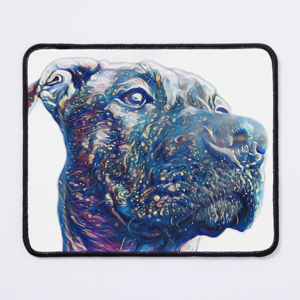 Item preview, Colorful dog staring off into space designed and sold by RadManDesigns.