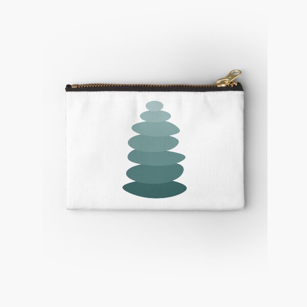 Item preview,  Zen Pebble Stack Illustration (teal) designed and sold by Dinahspace.