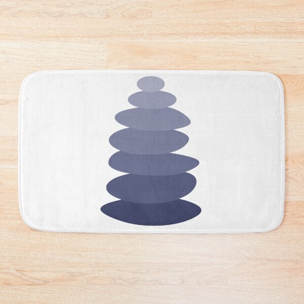 Item preview,   Zen Pebble Stack Illustration (lilac) designed and sold by Dinahspace.