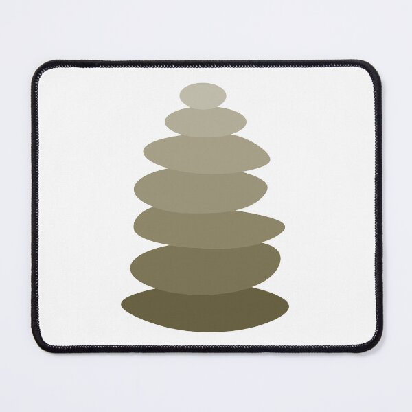 Item preview,  Zen Pebble Stack Illustration (naturals) designed and sold by Dinahspace.