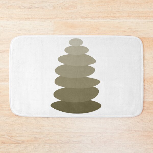 Item preview,  Zen Pebble Stack Illustration (naturals) designed and sold by Dinahspace.
