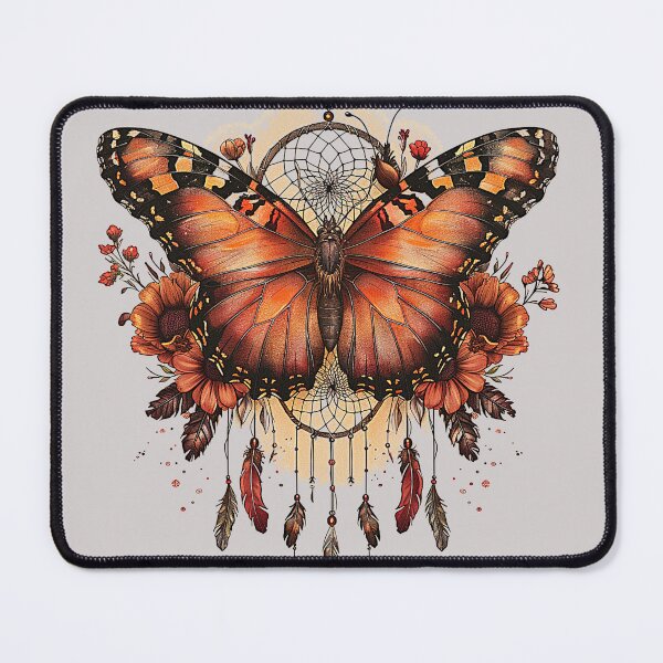 Item preview, Butterfly Dreamcatcher – Vibrant Floral Art T-Shirt designed and sold by Mrrjgraphic.