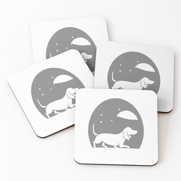 Item preview, Dachshund Pedaling Around the Moon designed and sold by MIROUZ2000.