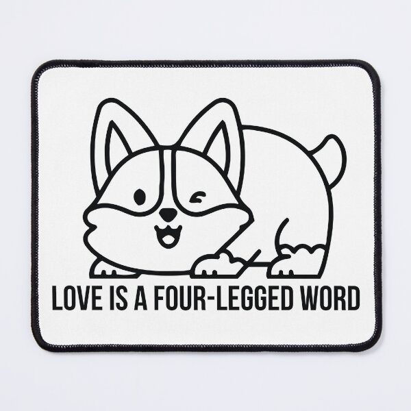 Item preview, El amor es una palabra de cuatro patas designed and sold by DesignGoodStore.