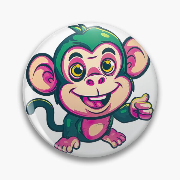 Item preview, Cheeky monkey v1 designed and sold by Stickio.