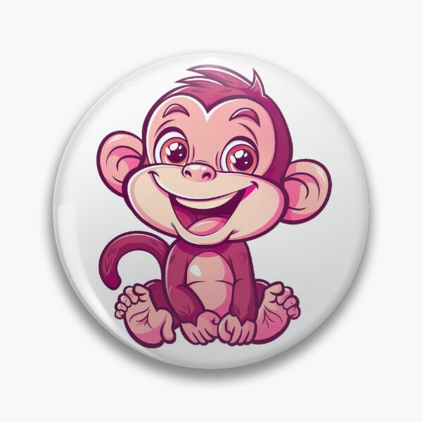 Item preview, Cheeky monkey v3 designed and sold by Stickio.