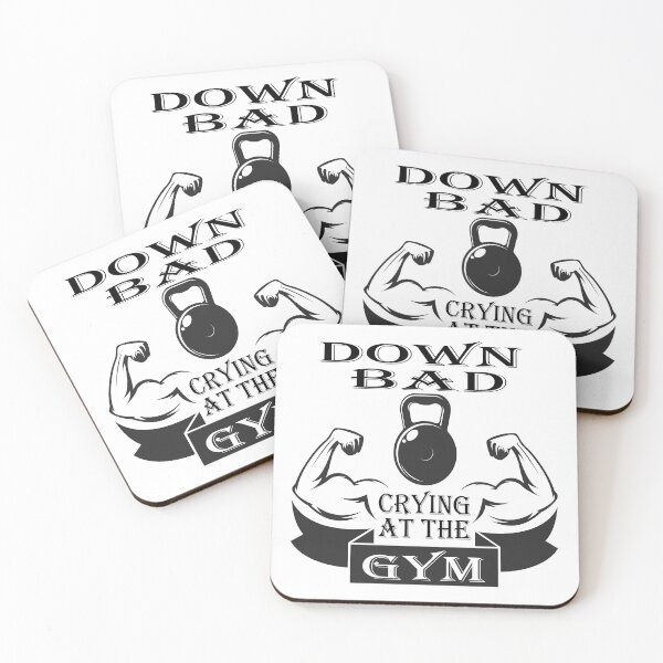 Item preview, Now I'm Down Bad, Crying At The Gym designed and sold by iam8lu3.