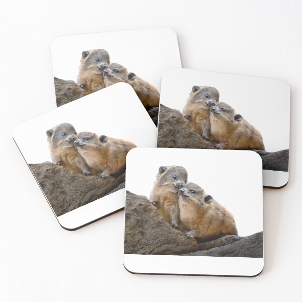 Item preview, Baby rock hyrax on rocks designed and sold by SillyLittleSnek.