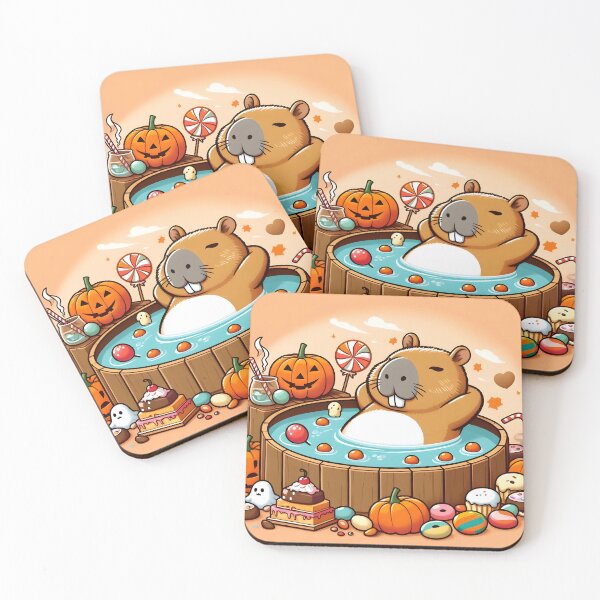 Item preview, Cute capybara Halloween designed and sold by cloud lee.