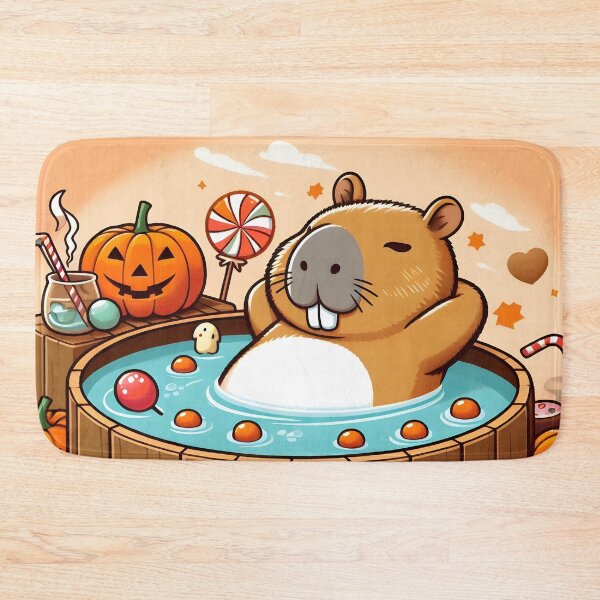 Item preview, Cute capybara Halloween designed and sold by cloud lee.