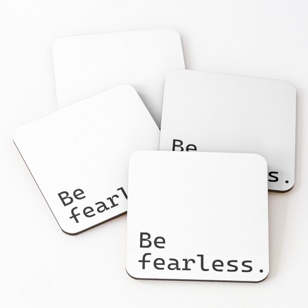 Item preview, Be fearless - Incredibly Inspiring Text Series designed and sold by juglow95.