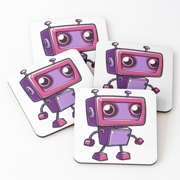Item preview, cute robot v1 designed and sold by Stickio.