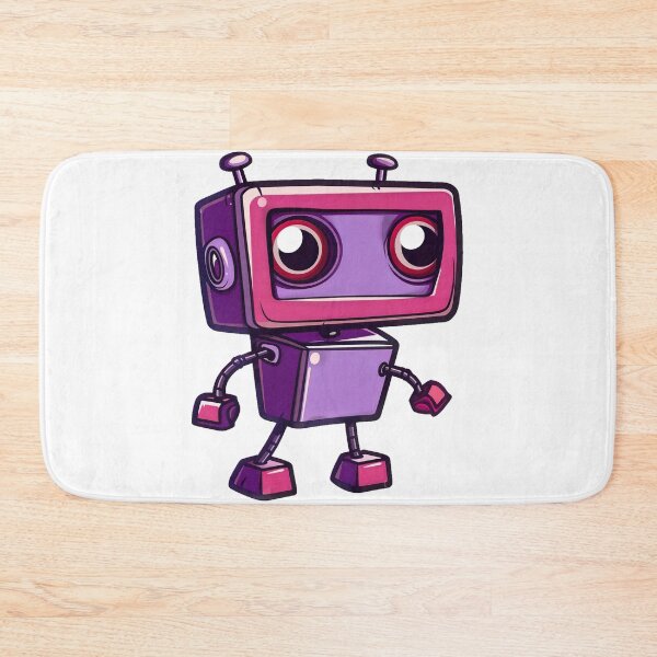 Item preview, cute robot v1 designed and sold by Stickio.