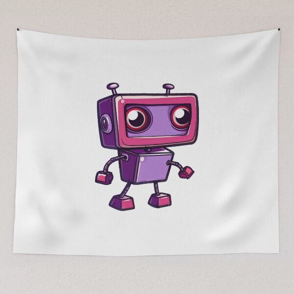 Item preview, cute robot v1 designed and sold by Stickio.