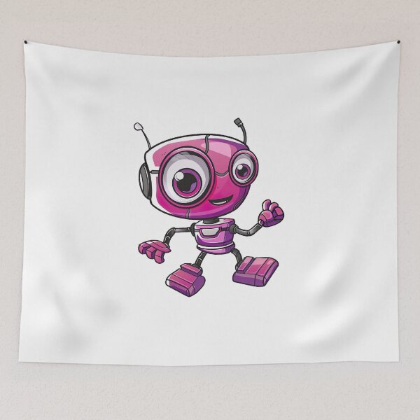 Item preview, cute robot v2 designed and sold by Stickio.