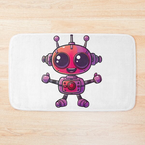 Item preview, cute robot v4 designed and sold by Stickio.