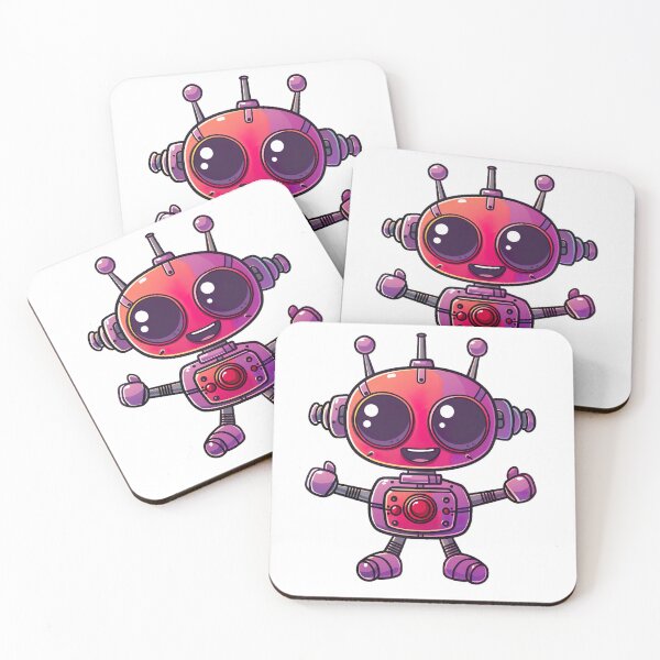 Item preview, cute robot v4 designed and sold by Stickio.