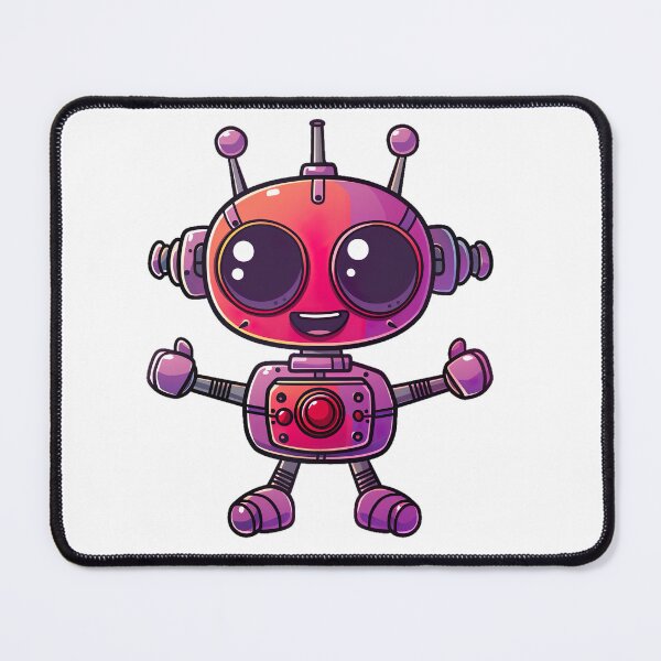 Item preview, cute robot v4 designed and sold by Stickio.