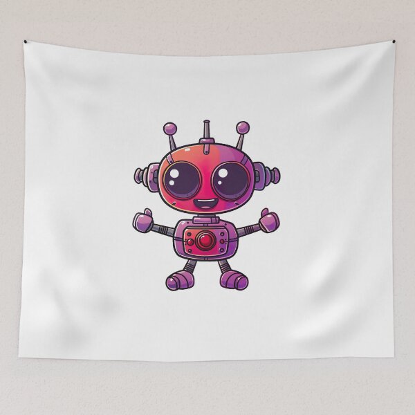 Item preview, cute robot v4 designed and sold by Stickio.
