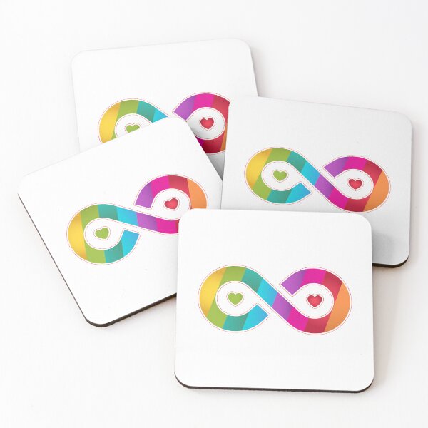 Item preview, Rainbow Infinity Symbol / Autism and Neurodivergency designed and sold by Stitched-Krim.