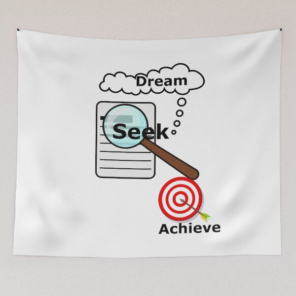 Item preview, Dream Seek Achieve Affirmation designed and sold by Bliss Find And Design.