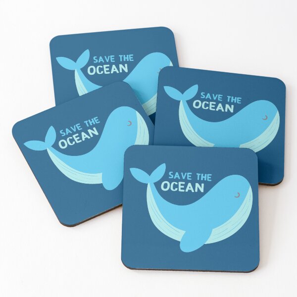 Item preview, Kid hand drawn cute ecology world earth day element whale save the ocean designed and sold by nuchz.