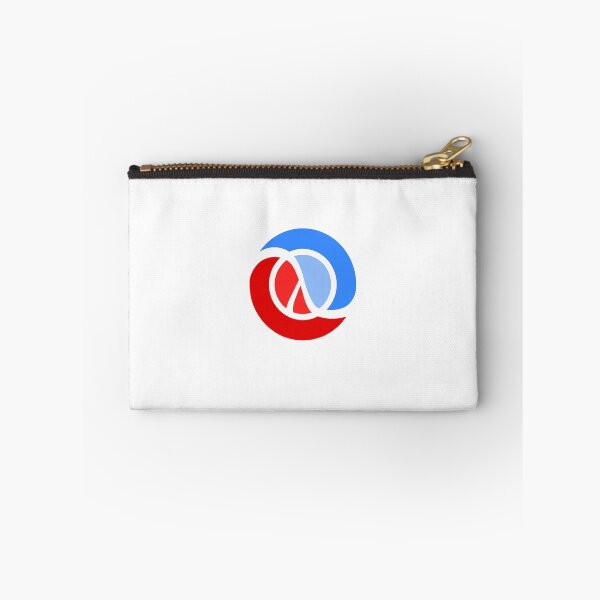 Item preview, Clojure Language Red & Blue Logo Hoodie designed and sold by Rainwater Merch.