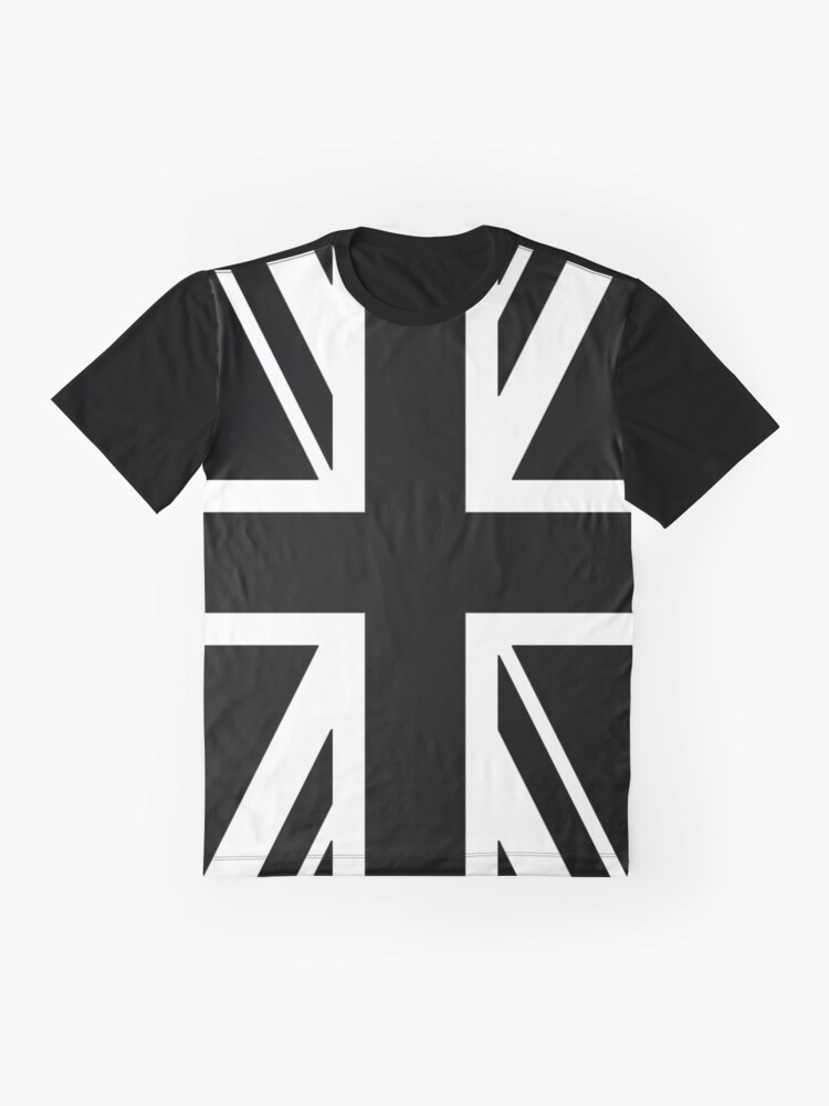 Black on white Union Jack