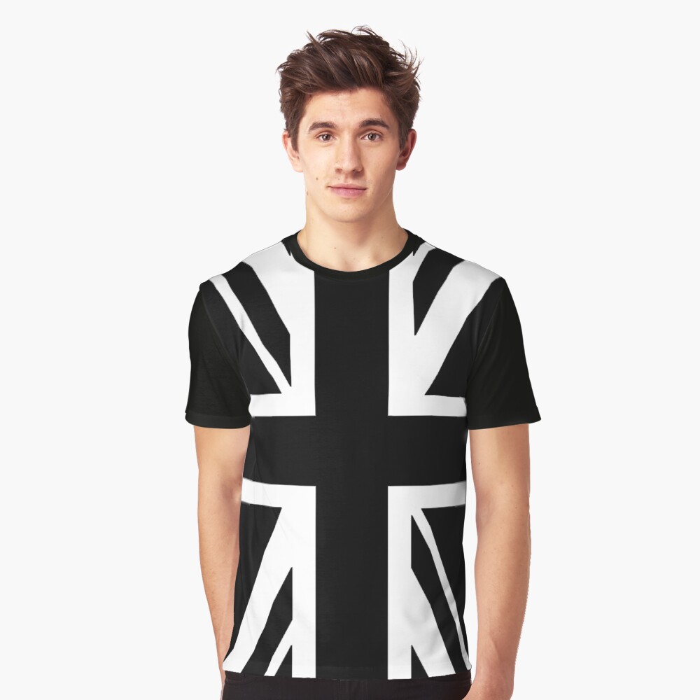 Black on white Union Jack