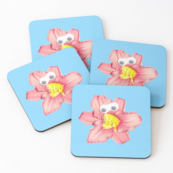 Item preview, Ruffles the Pink Daylily (Google-Eyed Pals) designed and sold by GrudleBay.