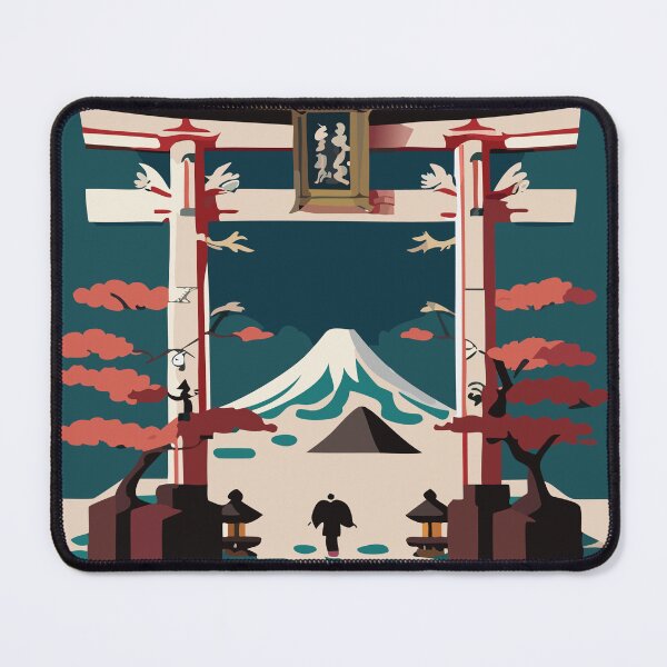 Aperçu de l'œuvre Porte Torii japonaise créée et vendue par ThreeZDesign.