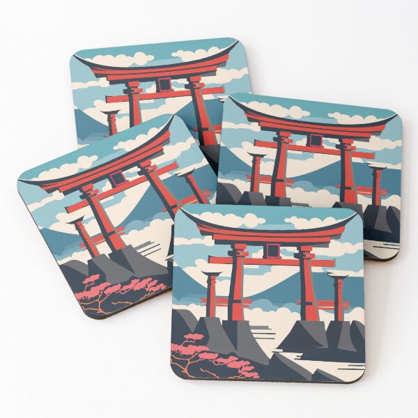 Artikelvorschau, Japanisches Torii-Tor entworfen und verkauft von ThreeZDesign.