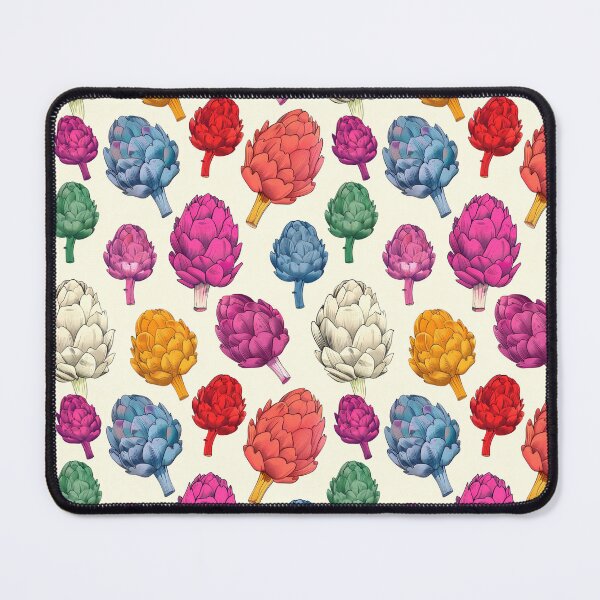 Item preview, Bright artichoke pattern on a light colored background designed and sold by Jane-Zay.