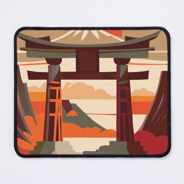 Aperçu de l'œuvre Porte Torii japonaise créée et vendue par ThreeZDesign.