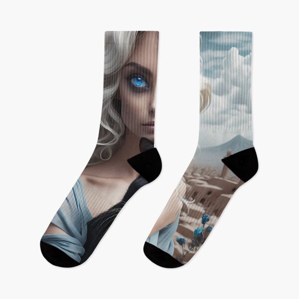 Item preview, Woman with Cat, Dystopian Theme designed and sold by SublimeMusings.